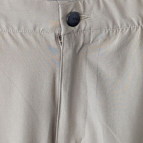 Adidas Golf Pants Lightweight Bundle 2 Pairs Khaki and Gray Size 38x30 - Picture 12 of 16